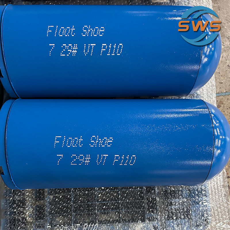 WSP-3T 5-1/2 N80 Цементирующий цемент Двойной клапан плавучий обувь для нефтяной скважины или газовой скважины