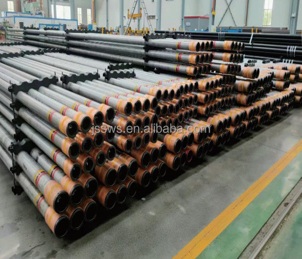 API 5CT Standard OD 9 5/8 47lb/ft N80 38' Casing Joint Oil Tubing and Casing Complete With Safety Rings And With Nipples (Стандартный стандарт API 5CT OD 9 5/8 47lb/ft N80 38' Casing) Оливковая трубка и корпус с защитными кольцами и соски